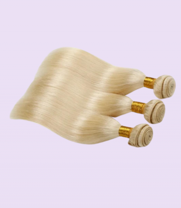 Tissage Blond Or Malaysien Lisse
