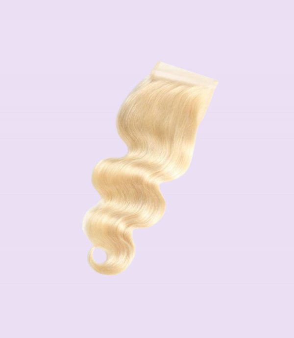 CLOSURE BLOND BODY WAVE BRESILIENNE 4X4